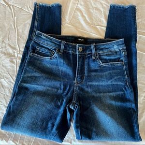 Vervet Sz 26 Skinny Zip Ankle Jean